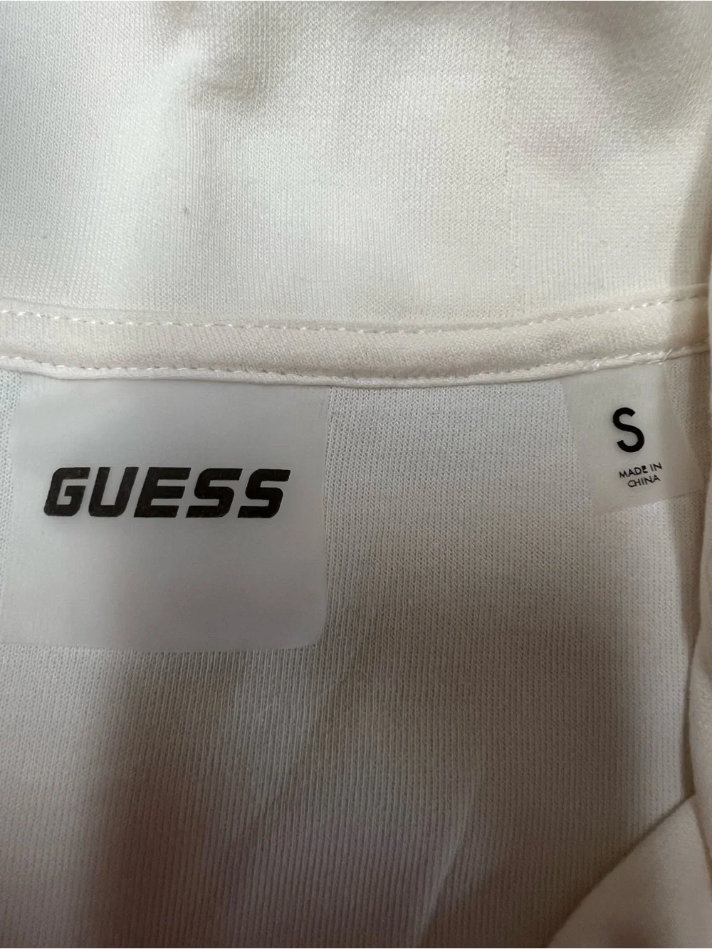 Guess Cream Track Jacket & Leggings with Beige Logo Trim - Picture 4 of 9